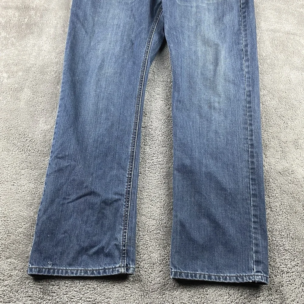 Vintage Levis 523 Straight Leg Jeans Mens 38X32 Blue Medium Wash USA 100% Cotton